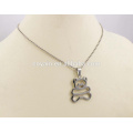 Vente en gros Collier pendentif mignon en acier inoxydable